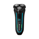 Бритва електр. Remington роторна Style Aqua, бритв.головок-3, Ni-Mh, сух.+волог., водонепрон., дорожн., чохол, чорно-синій