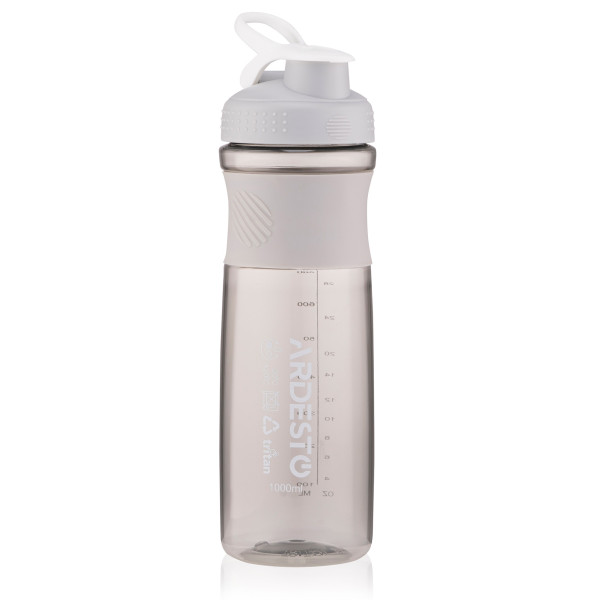 Пляшка для води ARDESTO Smart bottle, 1000мл, тритан, сірий