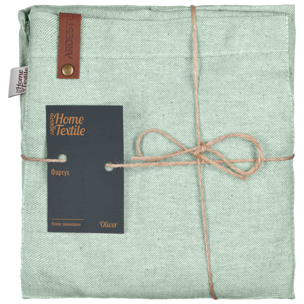 Фартух ARDESTO Oliver, 100% бавовна, аквамарин