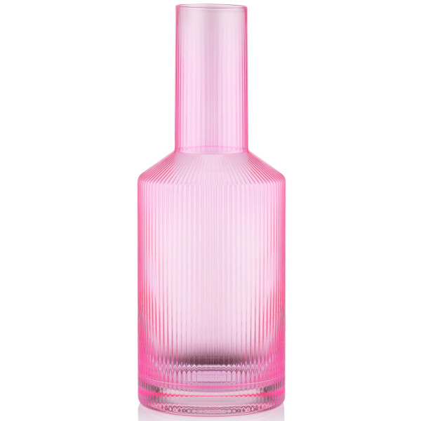 Графин ARDESTO 800мл, боросилікатне скло, рожевий