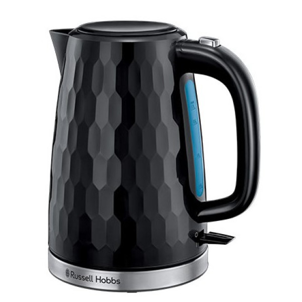 Електрочайник Russell Hobbs Honeycomb 1.7л, пластик, чорний