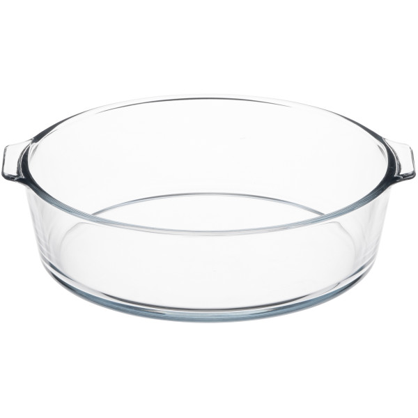 Форма для запікання ARDESTO Black Mars 23x20.8x7см, боросилікатне скло, кругла, прозорий