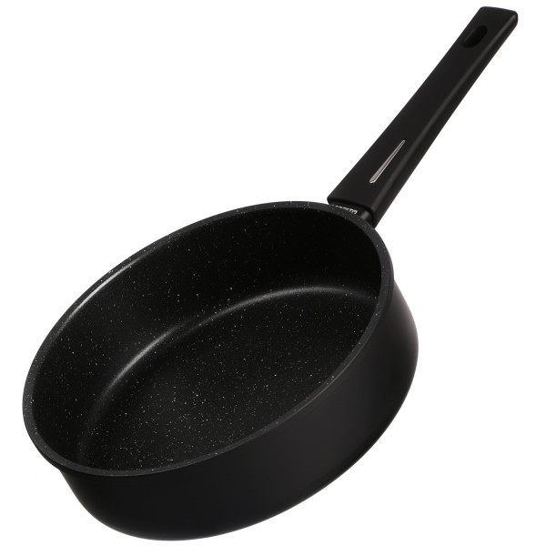 Сковорода глибока з кришкою ARDESTO Gemini Gourmet, 26см, алюміній, чорний