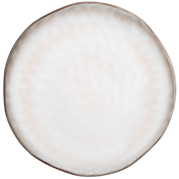 Тарілка обідня ARDESTO Umbria, 27см, кераміка, сірий світлий