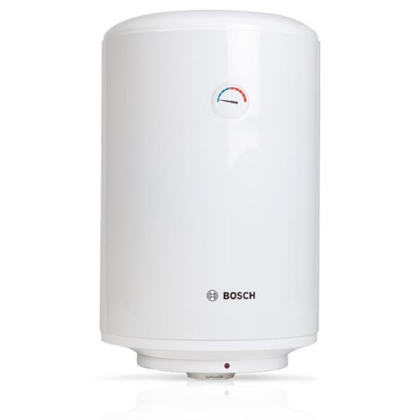 Водонагрівач електр. BOSCH круглий Tronic 2000, 80л, 2кВт, мех. кер-ння, C, білий