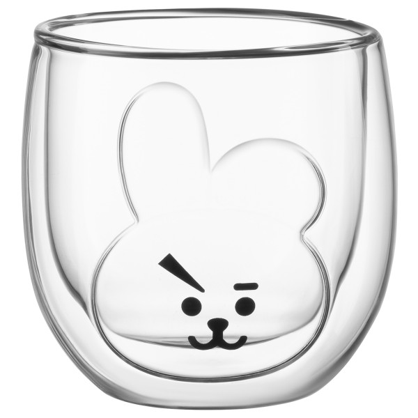 Набір чашок з подвійними стінками ARDESTO Animals, 300мл, 2шт, боросилікатне скло, прозорий