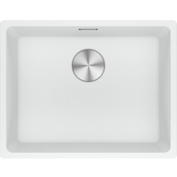 Мийка кухонна Franke Maris, фраграніт, прямокутник, без крила, 553х433х200мм, чаша - 1, під стільницю, MRG 110-52, білий