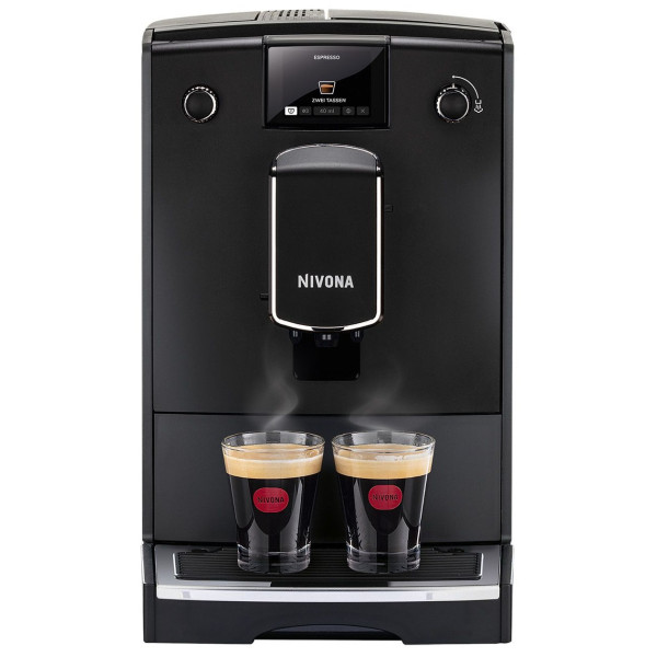 Кавомашина Nivona CafeRomatica 2.2л, зерно + мелена, автомат.капучинатор, авторецептів - 5, чорний