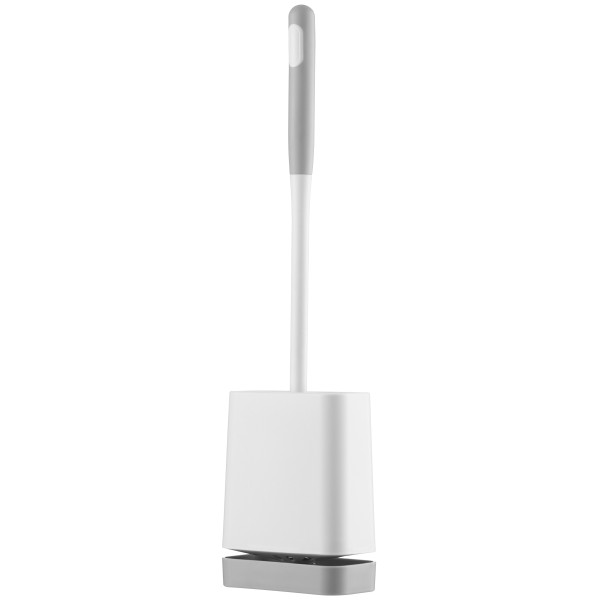 Набір щітка для унітазу з підставкою ARDESTO 11.5х5.6х43см, пластик, білий