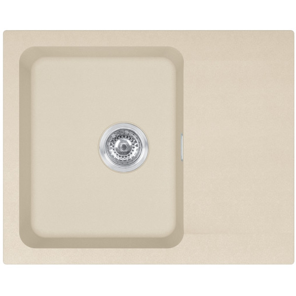 Мийка кухонна Franke Orion OID тектонайт, прямокут., з крилом, 620х500х180мм, чаша - 1, врізна, бежевий