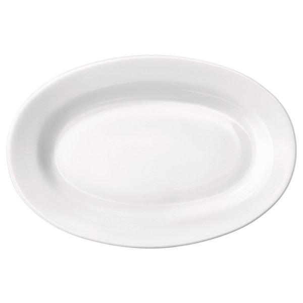 Блюдо Bormioli Rocco Toledo, 22х14см, опалове скло, овальна, білий