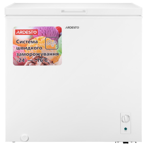 Морозильна скриня ARDESTO, 198л, А+, ST, режим холодильника, білий