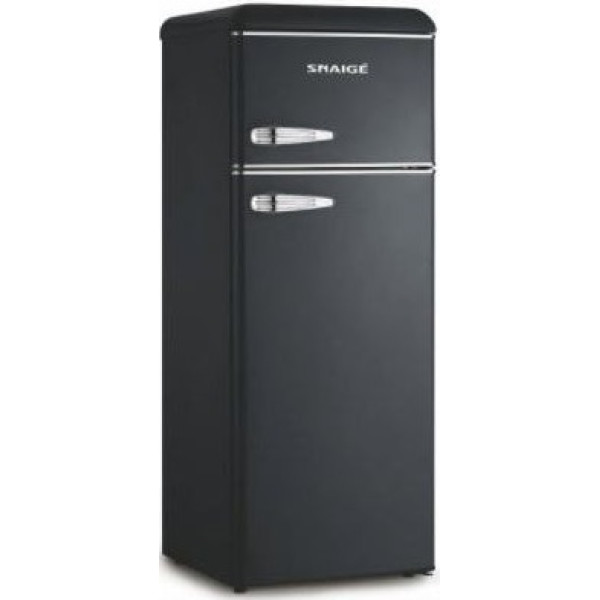 Холодильник Snaige з верхн. мороз., 147.5x56х63, холод.відд.-166л, мороз.відд.-46л, 2дв., A++, ST, retro, чорний