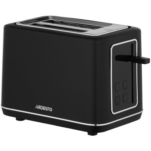 Тостер ARDESTO Elegance 800Вт, LED дисплей, пластик, чорний