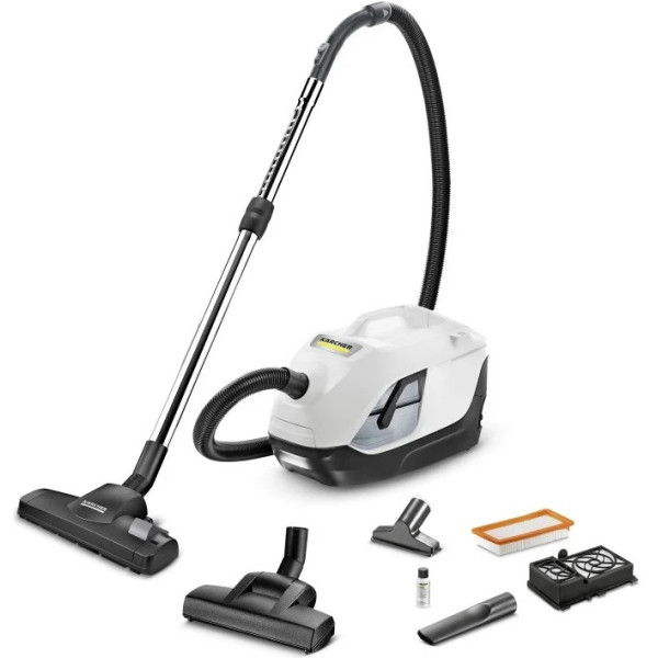 Пилосос Karcher миючий DS 6 Plus, 650Вт, конт пил -0.6л, вода -2 л, НЕРА, білий