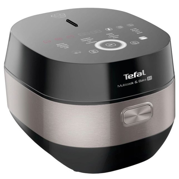 Мультиварка Tefal Multicook&Bake IH, 1500Вт, чаша-5л, електронне керув., метал/пластик, чорний