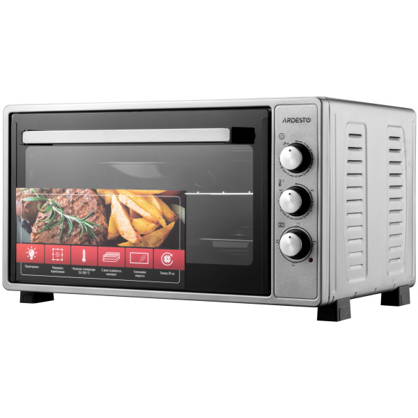 Піч електрична ARDESTO, 48л, 1700Вт, механіч., сірий