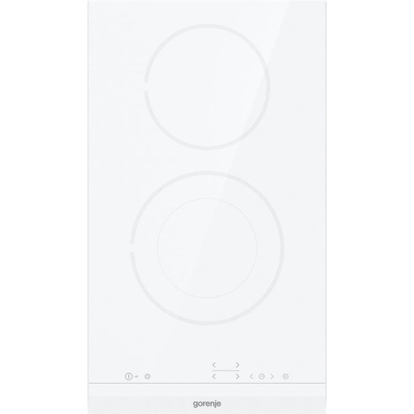 Варильна поверхня Gorenje електрична склокерамічна, 30см, Доміно, білий