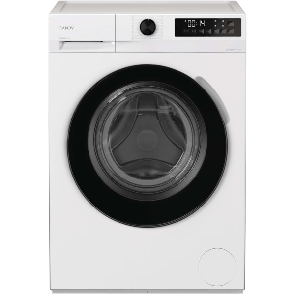 Пральна машина Candy ProWash 300 фронтальна, 7кг, 1200, A, 42.4см, дисплей, пара, інвертор, люк чорний, білий
