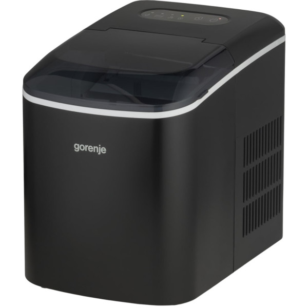 Льодогенератор побутовий Gorenje, 15кг/добу, 2,2л, чорний