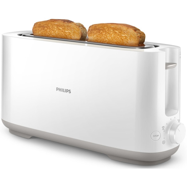 Тостер Philips Daily Collection 1000Вт, 1 відділення, пластик, білий