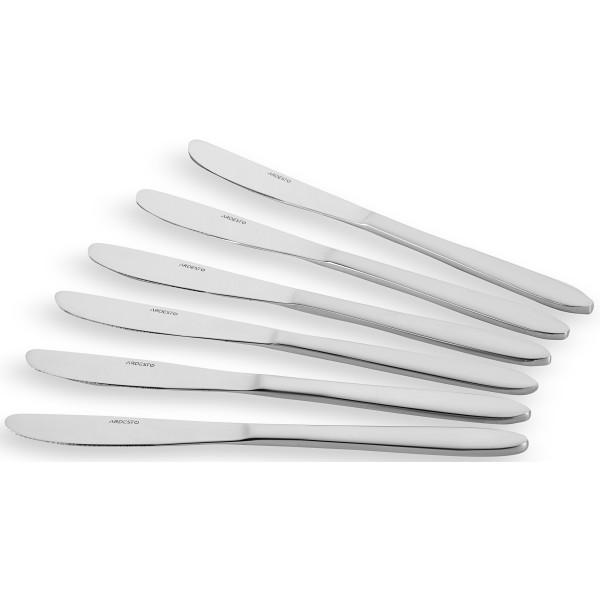 Набір столових ножів ARDESTO Black Mars Ether, 6 приборів, нержавіюча сталь