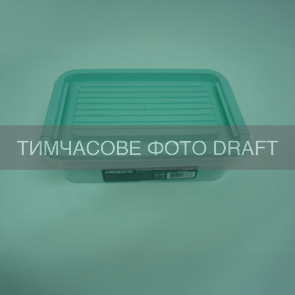 Контейнер для зберігання харчових продуктів ARDESTO Fresh 0.52л, пластик, прямокутна, блакитний