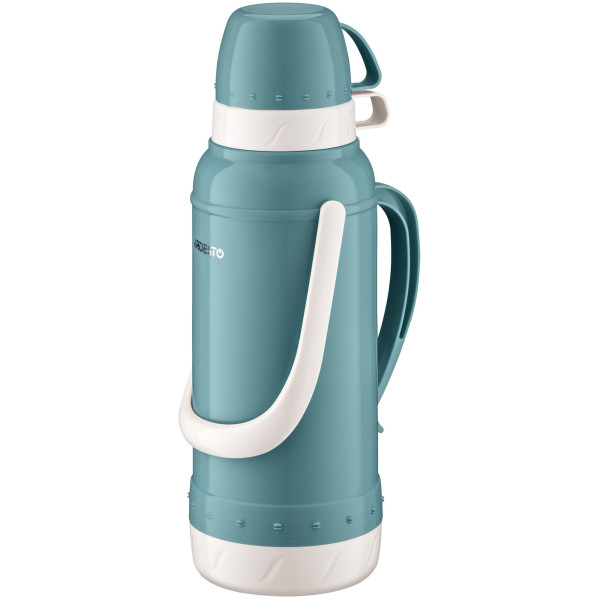 Термос ARDESTO Gemini Gourmet, 2000мл, пластик, боросилікатне скло, синій