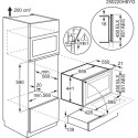Холодильник Electrolux вбудований для вина, 45x60х58, полок - 2, зон - 1, бут-15, ST, чорний матовий
