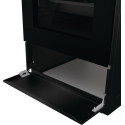 Плита Gorenje комбінована, 62л, 50x60см, дисплей, IconLed, емальовані, чорний