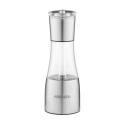 Млинок для солі та перцю 2 в 1 ARDESTO Gemini, 140мл, акрил, нержавіюча сталь, прозорий