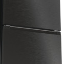 Холодильник з нижн. мороз. камерою Gorenje, 203х66х60см, 2 двері, 257(121)л, А+, Total NF, Зона св-ті, Інвертор, Зовн. Дисп, Wi-Fi, Чорний