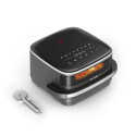 Мультипіч Tefal Easy Fry XL Surface, 2200Вт, чаша-4л, сенсорне керув., з віконцем, 10 програм, пластик, чорно-сірий