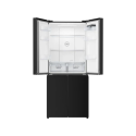 Холодильник SBS Gorenje, 190х65х80см, 4 двері, 286(149)л, А+, NoFrost+, Інвертор , Зона св-ті, Диспл, Чорний