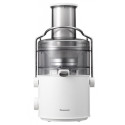 Соковитискач Panasonic відцентрований 1000Вт, чаша-1.5л, жмих-2л, жолоб на ціле яблуко, пластик/метал, білий