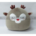 Подушка декор. ARDESTO Christmas Deer 35см, 97% поліестер, 3% спандекс, cірий