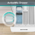 Пральна машина Gorenje фронтальна, 8кг, 1400, A+++, 51см, дисплей, пара, білий
