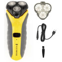 Бритва електр. Remington роторна Virtually Indestructible, 4.8Вт, бритв.головок-3, Ni-Mh, сух., тример, чорно-жовтий
