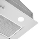Витяжка ARDESTO вбудована, 52см, 700м3ч, скло, 2х1Вт LED, кнопкове, білий