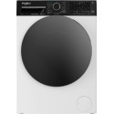Пральна машина Whirlpool фронтальна, 8кг, 1200, А, 44.4см, дисплей, пара, інвертор, люк чорний, білий