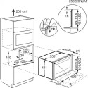 Холодильник Electrolux вбудований для вина, 45x60х58, полок - 2, зон - 1, бут-15, ST, чорний матовий