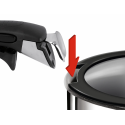 Кришка Tefal Ingenio 28см, скло, силікон, прозоро-чорний