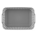 Кошик для зберігання ARDESTO 33x22.5x25.2см, 12.5л, пластик PP, cірий