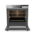 Духова шафа Hansa електрична, 65л, A, дисплей, конвекція, телескопічні направляючі, 3 скла, нержавіюча сталь