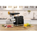 М'ясорубка Gorenje, 1800Вт, 2.1кг/хв, 2 решітки, насадка для ковбас, пластик/метал, чорний