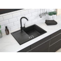 Набір для кухні Deante Leda, гранітна мийка ZRD_2113 + зміш. BEN_262M, графіт-хром