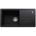 Мийка кухонна Franke Malta, фраграніт, прямокутник, з крилом, 780х435х200мм, чаша - 1, накладна, BSG 611-78, онікс
