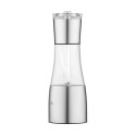 Млинок для солі та перцю 2 в 1 ARDESTO Gemini, 140мл, акрил, нержавіюча сталь, прозорий