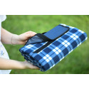 Плед ARDESTO Picnic 130х170см, 100% поліестер, клітинка синій