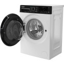 Пральна машина Whirlpool фронтальна, 8кг, 1200, А, 44.4см, дисплей, пара, інвертор, люк чорний, білий